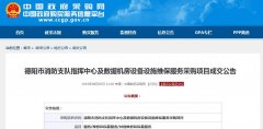 德陽(yáng)市消防支隊數據機房設備采購項目成交公告